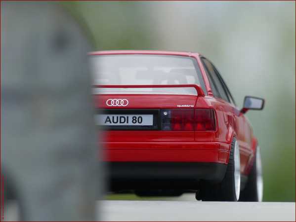 1:18 Audi 80 Quattro Competition Limousine 1994 + BBS RS Alufelgen